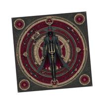 Toalha para Leitura de Exu Tridente Dourado Detalhado 70 cm