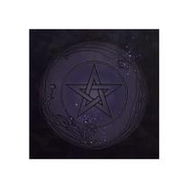 Toalha Para Leitura de Tarô Pentagrama Wicca Roxo 70CM