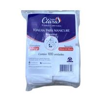 Toalha Para Manicure descartável 20 x 30cm 100Un Santa Clara