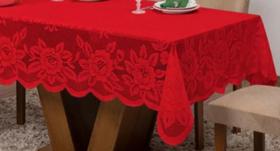 Toalha Para Mesa Renda 6 Cadeiras Cozinha Sala Cores Variadas