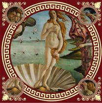 Toalha Para Tarô E Oráculos Deusa Grega Em Veludo + Presente