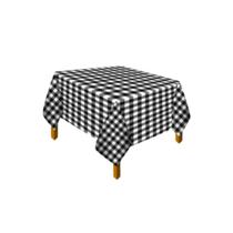 Toalha Perolada Xadrez Preto 70x70cm C/10 Un Mesa de Festa, Lanches, Piquenique Toalha Perolada Xadrez Preto 70x70cm C/10 Un Mesa de Festa, Lanches, Piquenique
