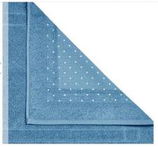 Toalha Piso Antiderrapante Atlântica 50X75 Cm Oceano Azul-