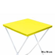 Toalha Plástica Cobre Manchas Perolizada - 78 x 78 cm - Amarela - 10 unidades - CampFestas - Rizzo Toalha Plástica Cobre Manchas Perolizada - 78 x 78 cm - Amarela - 10 unidades - CampFestas - Rizzo