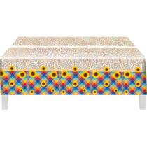Toalha Plástica para Decoração de Mesa Festa Temática - Festa Junina - Festcolor Toalha Plástica para Decoração de Mesa Festa Temática - Festa Junina - Festcolor