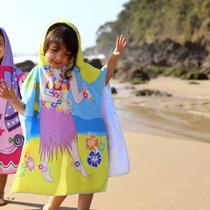 Toalha Poncho com Capuz Infantil Praia/Piscina - Havaiana