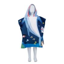 Toalha Poncho De Praia Piscina Infantil Com Capuz - Meninos