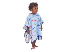 Toalha poncho infantil c/ capuz saída praia piscina banho