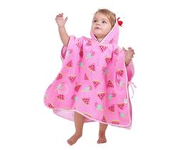 Toalha poncho infantil c/ capuz saída praia piscina banho