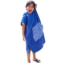 Toalha Poncho MissShorthair para crianças com capuz de praia de 7 a 10 anos Toalha Poncho MissShorthair para crianças com capuz de praia de 7 a 10 anos