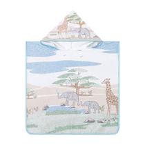 Toalha Poncho Papi Felpuda Algodão Capuz África Toalha Poncho Papi Felpuda Algodão Capuz África