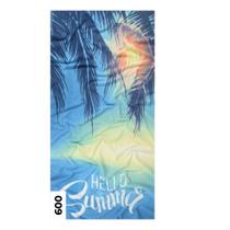 Toalha Praia Banho Gigante Banhão Piscina 1.40 X 70cm Aveludada Estampada