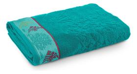 Toalha Praia Gigante Piscina Verão Beach 78x150cm Appel Cor:Jubarte - Verde Caribe