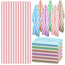 Toalha Preboun 24 Unidades Listradas em Fleece Coral 71x152 cm Toalha Preboun 24 Unidades Listradas em Fleece Coral 71x152 cm