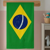 Toalha Qualidade de Banho Menina Com Estampa Brasil Toalha Qualidade de Banho Menina Com Estampa Brasil