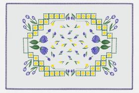 Toalha Retangular Chá e Café Estampada 9466cm 100% Algodão