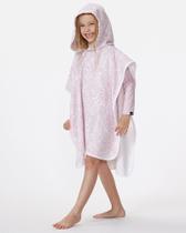 Toalha rip curl la tropica hooded girl light purple unico
