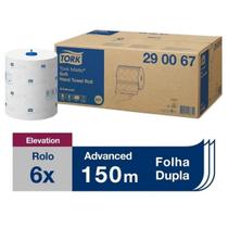 Toalha rolo folha dupla 6 rolos de 150 metros advanced tork