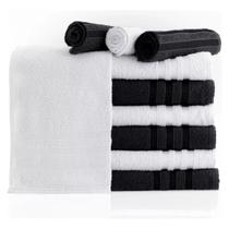 Toalha Rosto Preta Estilosa E Funcional Ideal Presentear