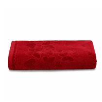 Toalha Rosto Romance 50x80cm Dohler Cor:Vermelho Toalha Rosto Romance 50x80cm Dohler Cor:Vermelho