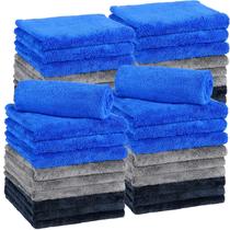 Toalha Shimeyao 30 peças de pelúcia de microfibra 40x40 cm 500 GSM
