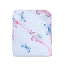 TOALHA SOFT BABY JOY BORBOLETINHAS - 80cm x 80cm - 100% Algodão TOALHA SOFT BABY JOY BORBOLETINHAS - 80cm x 80cm - 100% Algodão