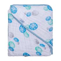 TOALHA SOFT BABY JOY REF76021 - BALÕES AZUL - 80cm x 80cm TOALHA SOFT BABY JOY REF76021 - BALÕES AZUL - 80cm x 80cm