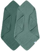 Toalha SWEET DOLPHIN Muslin Baby, pacote com 2 unidades, 102 x 102 cm, algodão