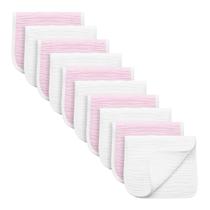 Toalha Synrroe Burp, pacote com 10 panos, 15x25 cm, algodão macio Toalha Synrroe Burp, pacote com 10 panos, 15x25 cm, algodão macio