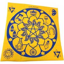 Toalha Tarô Mandala Cigana mesa de oráculo Baralho e altar