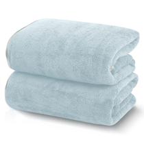 Toalha TENSTARS Bath 69x140 cm Soft Quick Dry, pacote com 2