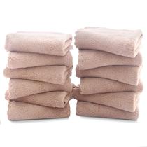 Toalha TENSTARS, pacote com 12, veludo coral, 30x30 cm, absorvente macio Toalha TENSTARS, pacote com 12, veludo coral, 30x30 cm, absorvente macio