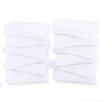 Toalha TENSTARS, pacote com 12, veludo coral, 30x30 cm, absorvente macio Toalha TENSTARS, pacote com 12, veludo coral, 30x30 cm, absorvente macio