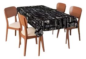 Toalha Térmica Plástico Impermeável Café Expresso 1,40x1,40 Toalha Térmica Plástico Impermeável Café Expresso 1,40x1,40