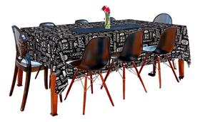 Toalha Térmica Plástico Impermeável Café Expresso 2,20x1,40 Toalha Térmica Plástico Impermeável Café Expresso 2,20x1,40