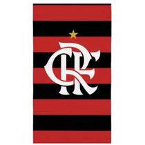 Toalha Time Flamengo 70cm x 1,40m Aveludada Lepper