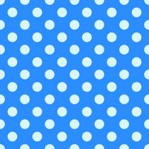 Toalha TNT Estampada Azul Bola Branca 68x68cm C/ 5 Peças Toalha TNT Estampada Azul Bola Branca 68x68cm C/ 5 Peças