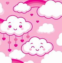 TOALHA TNT ESTAMPADA CHUVA AMOR ROSA 0,68 X 0,68 m C/ 5 PEÇAS TOALHA TNT ESTAMPADA CHUVA AMOR ROSA 0,68 X 0,68 m C/ 5 PEÇAS