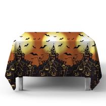Toalha Tnt Estampado para Festa Halloween1,40M X 2 M Laranja