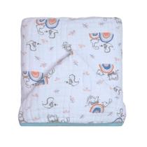 Toalha Toalhão De Banho Bebê C/ Capuz Estampado 1,05M X 85Cm Soft Premium Papi Baby