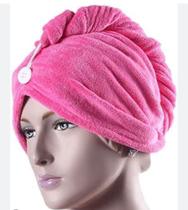 Toalha touca de banho rosa Toalha touca de banho rosa