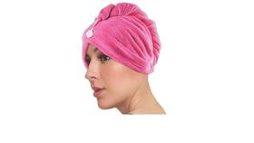 Toalha Touca Secar Cabelo Banho Rápido Prática Grossa ( 29970 )