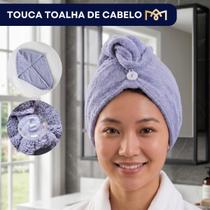 Toalha Turbante Para Cabelo Ultra Confortável E Super Absorvente Extra Macio Premium Toalha Turbante Para Cabelo Ultra Confortável E Super Absorvente Extra Macio Premium