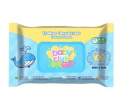 Toalha umed baby club 100un