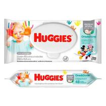 Toalha umed huggies one & done 48un