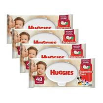 Toalha umed huggies supreme care 48un c/ 4