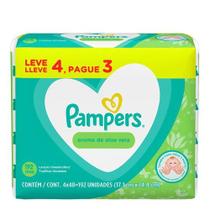 Toalha umed pampers aloe vera 48un l4p3