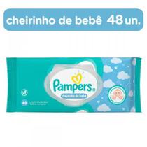 Toalha umed pampers cheirino de bebe c/ 48un