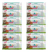 Toalha Umedecida Baby Love C/1200 Und Combo 12 Pacotes