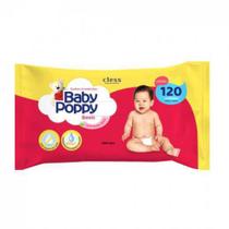 Toalha umedecida baby poppy basic 120un (kit 12 unid)
